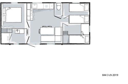 Mobilhome Tout Confort R10 Domaine De Lanniron Quimper Buitenkant foto
