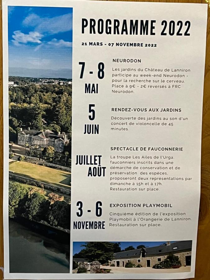 Mobilhome Tout Confort R10 Domaine De Lanniron Quimper Buitenkant foto